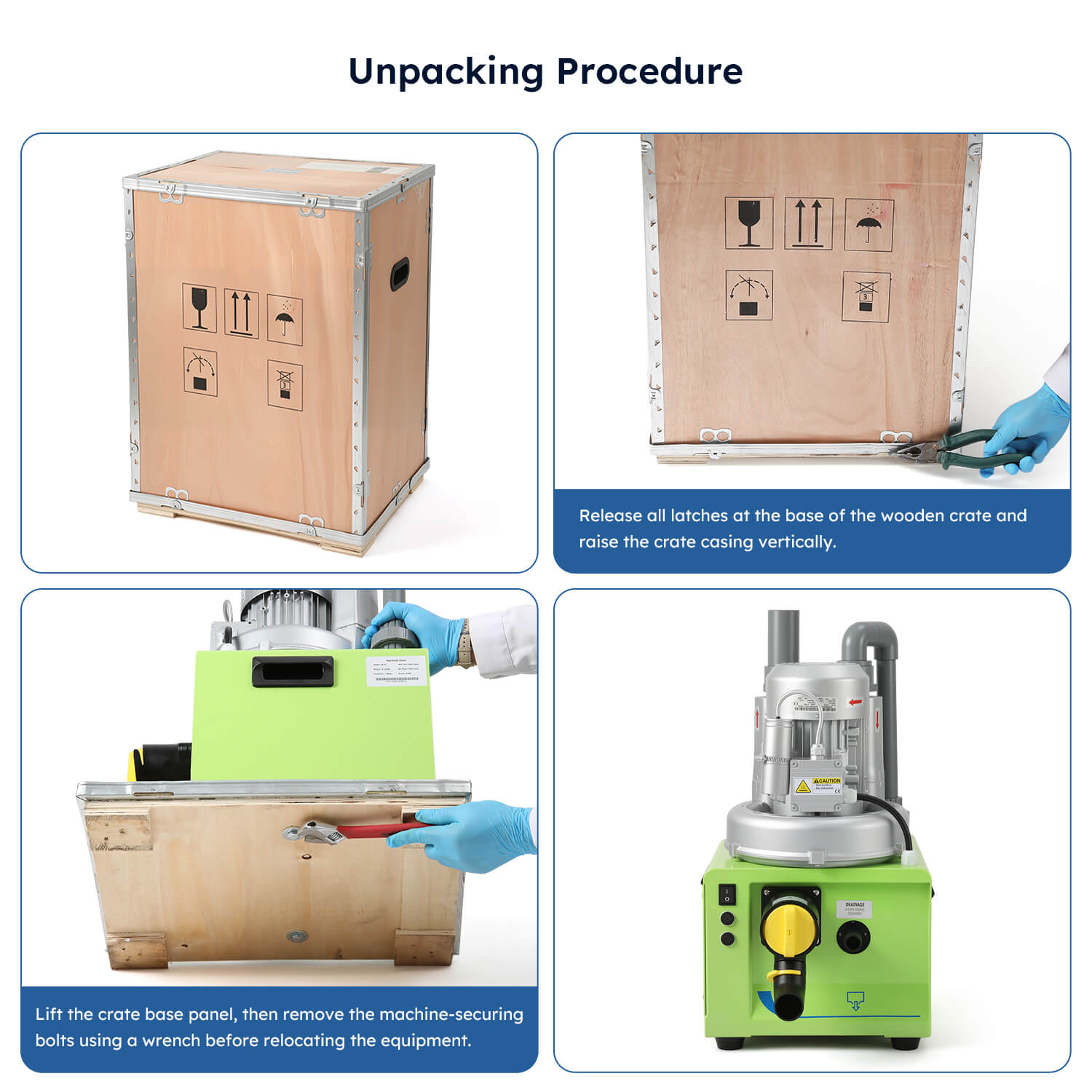 Dental Portable Suction Unit 600L/min 1100W for 2-3 Dental Chair - pairaydental.com