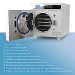 22L Tabletop Dental Autoclave Steam Sterilization Class N Sterilizer with Drying System - pairaydental.com