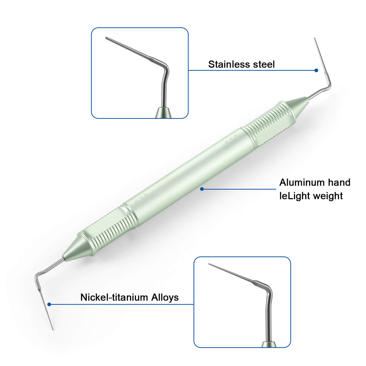 Dental Endodontic Hand Plugger Tip Fill Instrument - pairaydental.com
