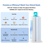 Dental Bite Registration Material Fast Set Mixing Tips 50ML*2 - pairaydental.com