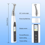 Dental Wireless Electric Torque Driver Implant Torque Wrench with 16pcs Drivers 10-50Ncm 360° Rotating - pairaydental.com