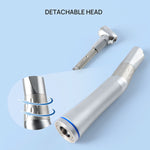 Dental 1:1 LED Low Speed Contra Angle Handpiece with E-generator Push Button Internal Spray - pairaydental.com