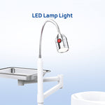 4 Holes Dental Portable Folding Chair LED Light with Turbine Unit Blue - pairaydental.com