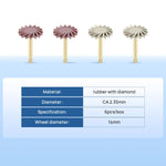 Dental Composite Polishing Wheel Kit Medium/Fine CA 2.35mm 6pcs/Box - pairaydental.com