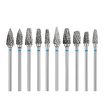Dental Lab Polishing Bur Carbide Drills Kit HP 2.35mm Type J 10pcs/Box - pairaydental.com