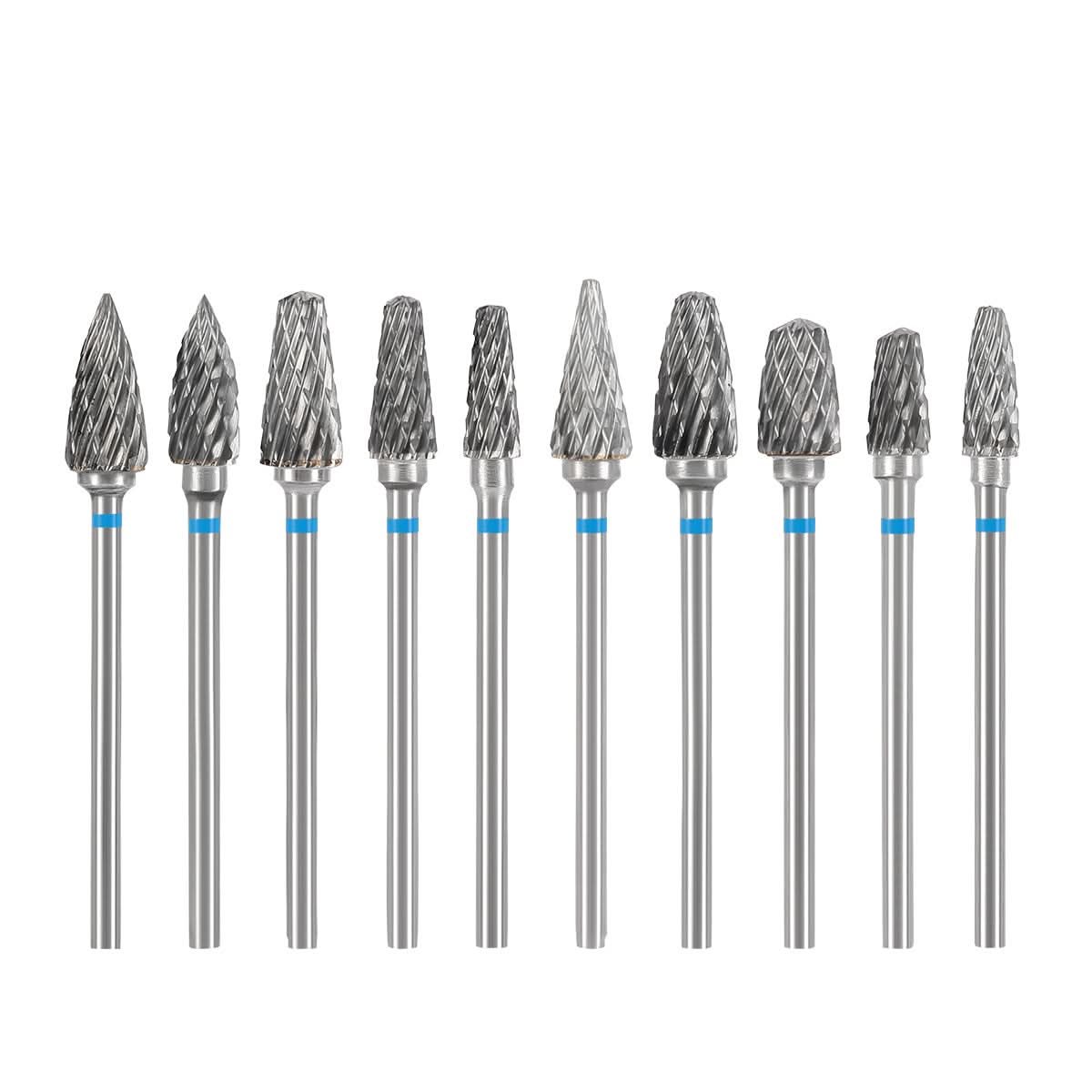 Dental Lab Polishing Bur Carbide Drills Kit HP 2.35mm Type J 10pcs/Box - pairaydental.com