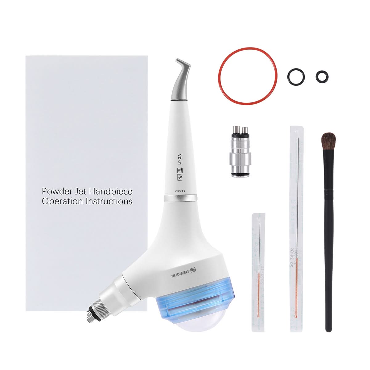 4 Holes Dental Air Polisher Prophy Teeth Whitening A1 Detachable 360° Rotating Handpiece - pairaydental.com