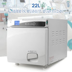 22L Tabletop Dental Autoclave Steam Sterilization Class N Sterilizer with Drying System - pairaydental.com