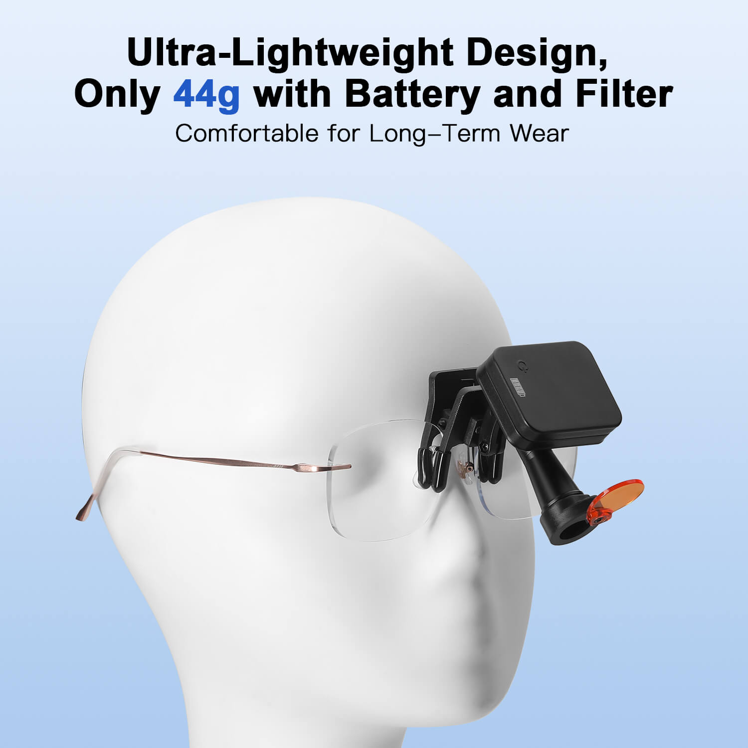 5W Wireless LED Dental Rechargeable Surgical Headlight Lightweight Clip-On Binocular Magnifying Loupes - pairaydental.com