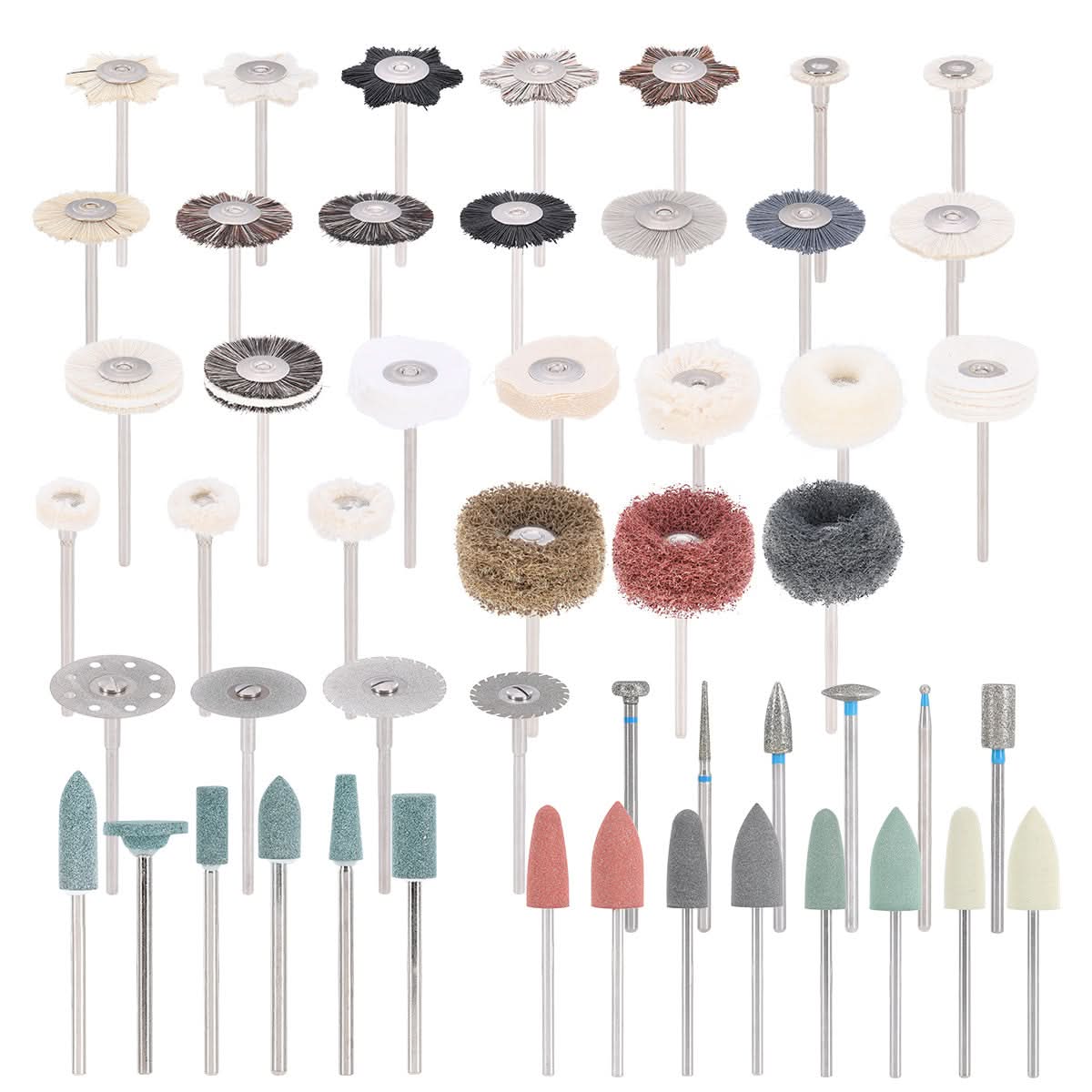 Dental Lab Polishing Kit HP Shank for Composite Ceramic 51pcs/Box