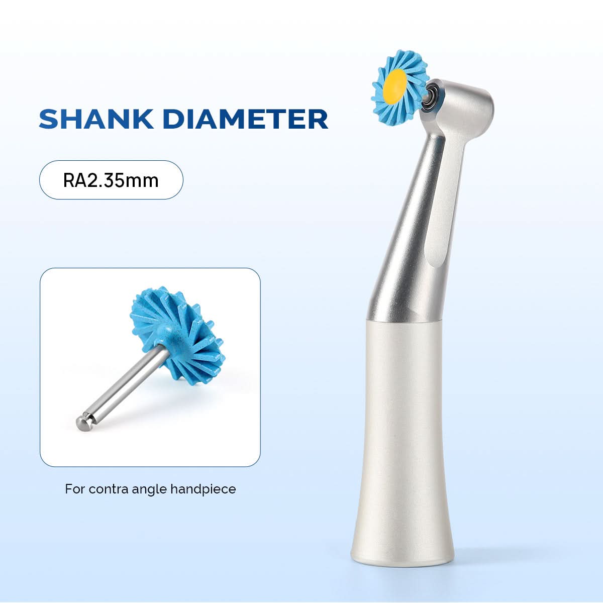 Dental Zirconia Polishing Wheel Coarse Medium Fine RA2.35mm for Contra Angle Handpiece 6pcs/Box - pairaydental.com