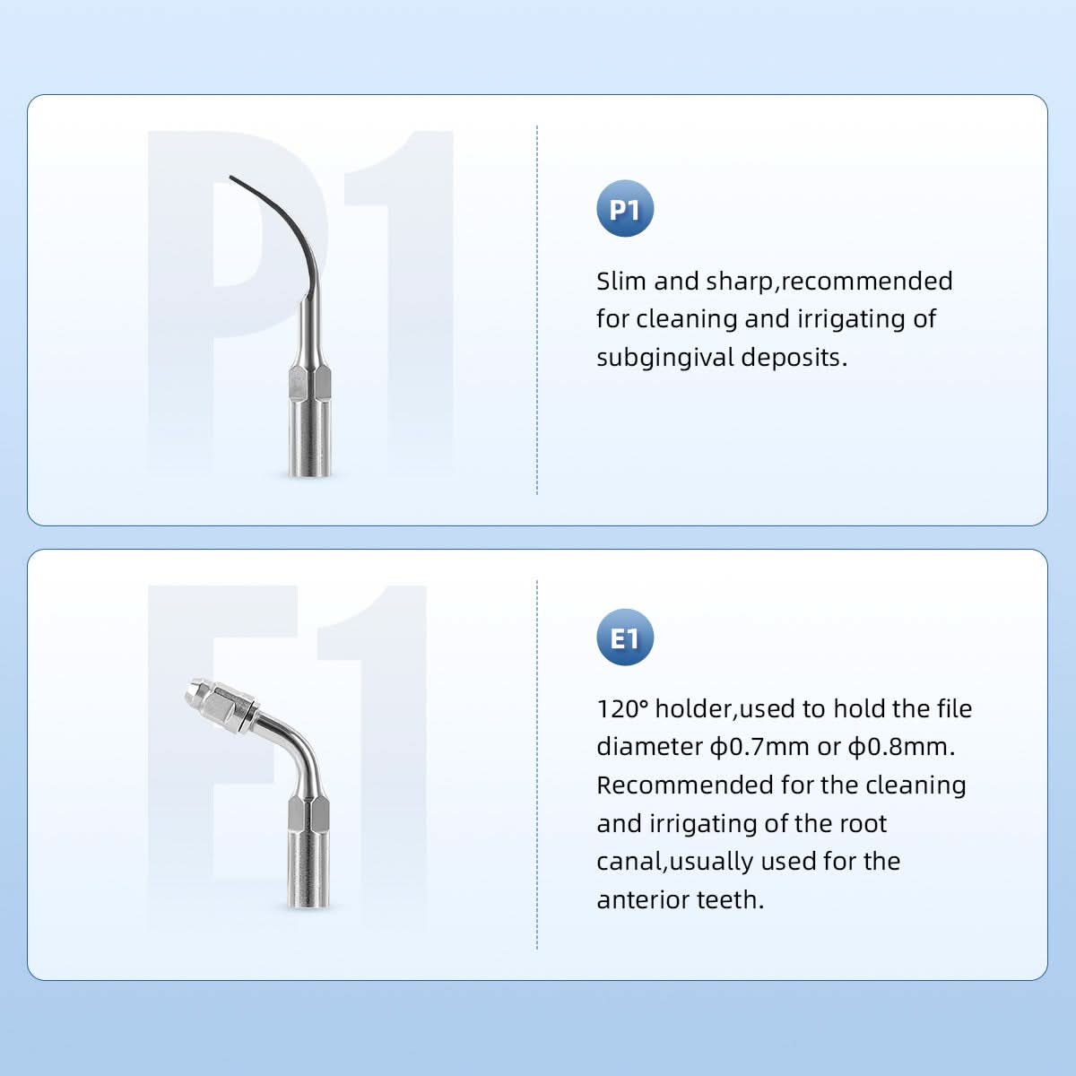 LED Ultrasonic Scaler Handpiece HW-5L with 4 Tips (G1 G2 P1 E1) & Holder Kit - pairaydental.com
