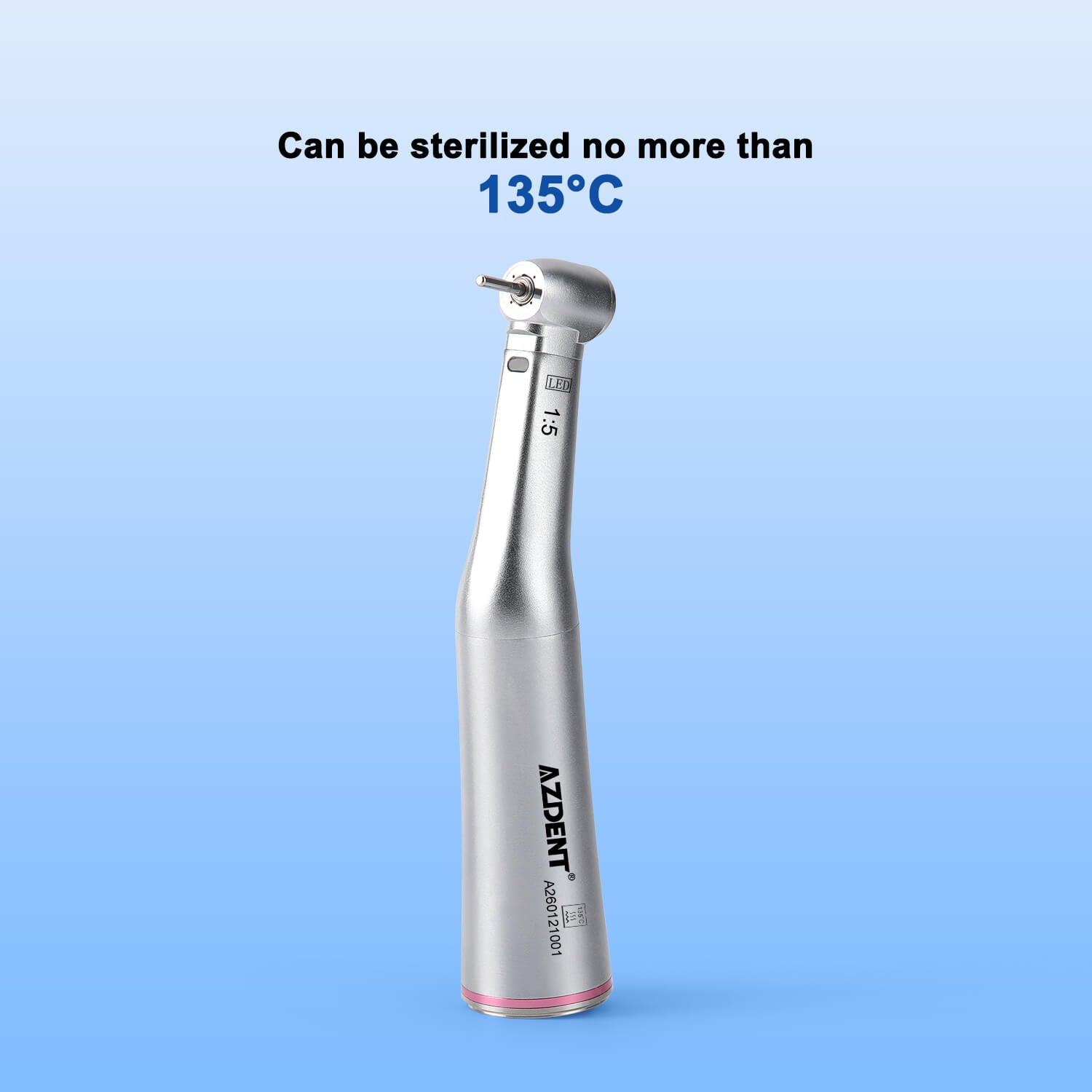 1:5 Fiber Optic Increasing Contra Angle Handpiece Internal Spray with Detachable Head - pairaydental.com