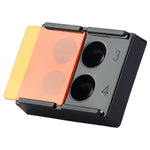 4 Holes Dental Veneer Storage Box Shading Light Storage Case