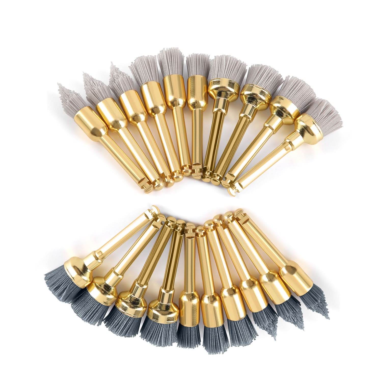Dental Polishing Brush Flat/Sharp/Bowl 10pcs/Kit - pairaydental.com