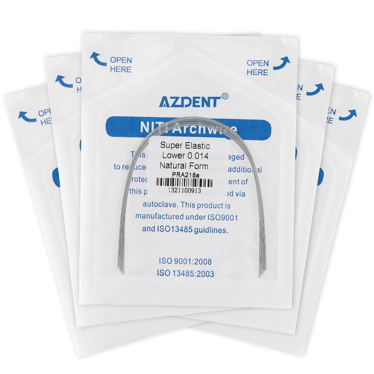 Archwire Niti Super Elastic Natural Round 0.012-0.020 Upper/Lower 10pcs/Pack - pairaydental.com