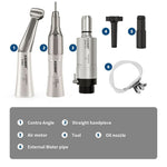 2 Hole Low Speed Handpiece & Air Motor Set External Water Spray - pairaydental.com