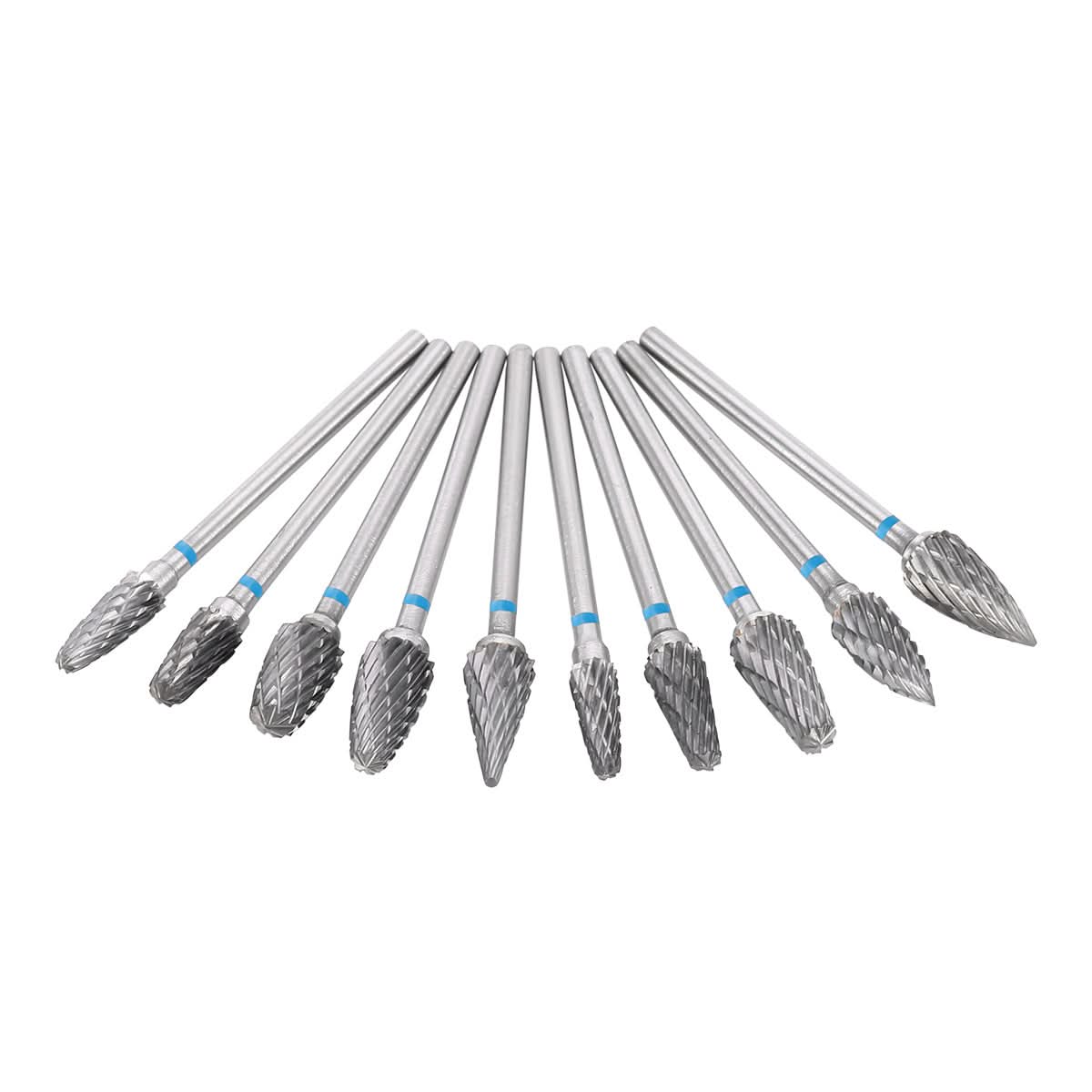 Dental Lab Polishing Bur Carbide Drills Kit HP 2.35mm Type J 10pcs/Box - pairaydental.com