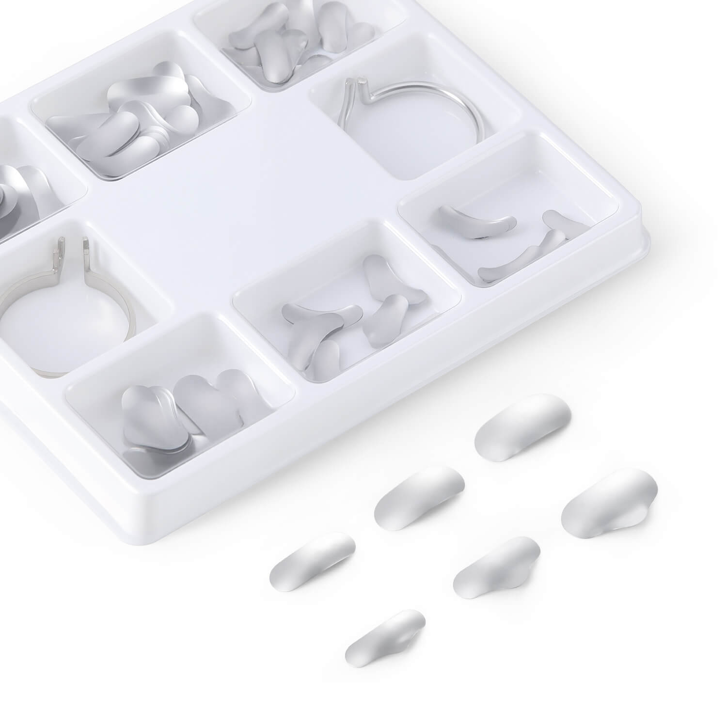 Dental Matrix Sectional Metal Matrices 100Pcs/Box - pairaydental.com