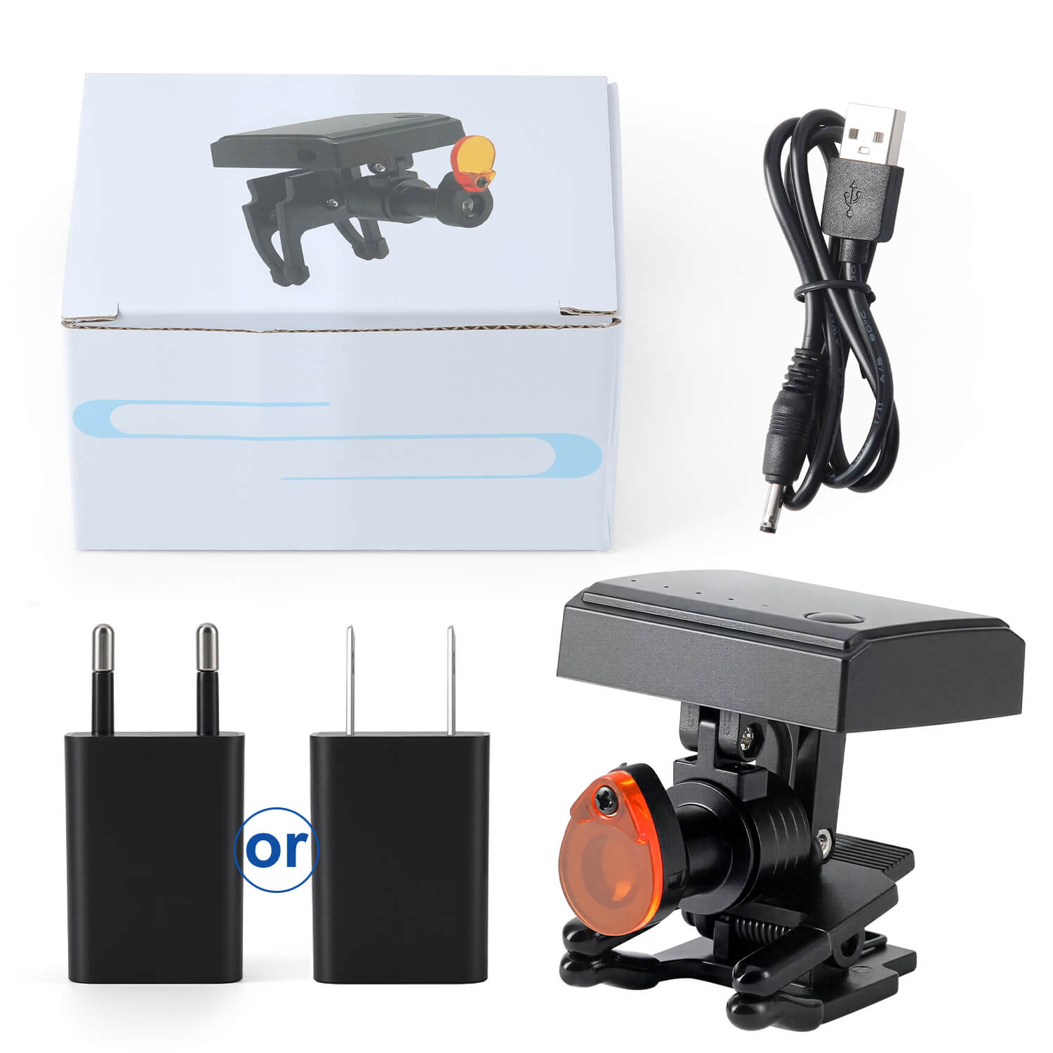 Dental 5W LED Wireless Headlight Filter Clip on Binocular Loupe- pairaydental.com