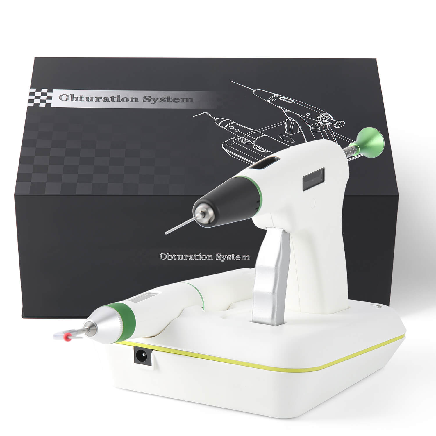 Dental Cordless Obturation System Heated Pen & Gutta Percha Gun 2-in-1 Filling System with 4 Heating Tips and 3 Needles - pairaydental.com