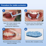 Dental Bite Registration Material Fast Set Mixing Tips 50ML*2 - pairaydental.com