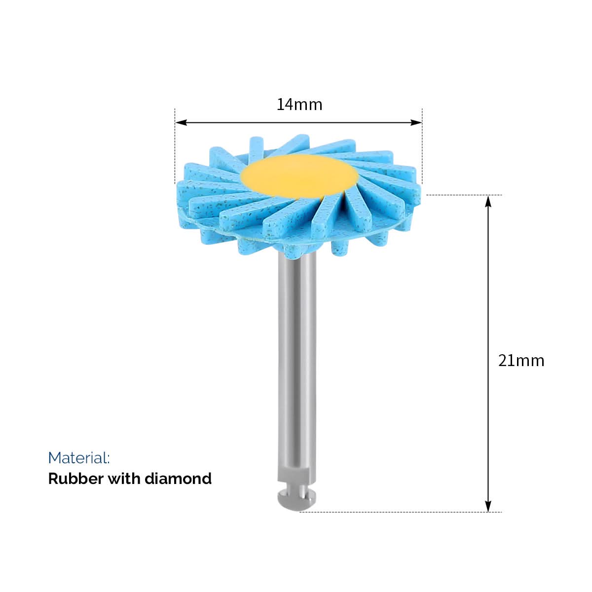 Dental Zirconia Polishing Wheel Coarse Medium Fine RA2.35mm for Contra Angle Handpiece 6pcs/Box - pairaydental.com
