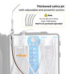 Portable Dental Delivery Unit 4 Holes High Suction Built-in Air Compressor P204S - pairaydental.com
