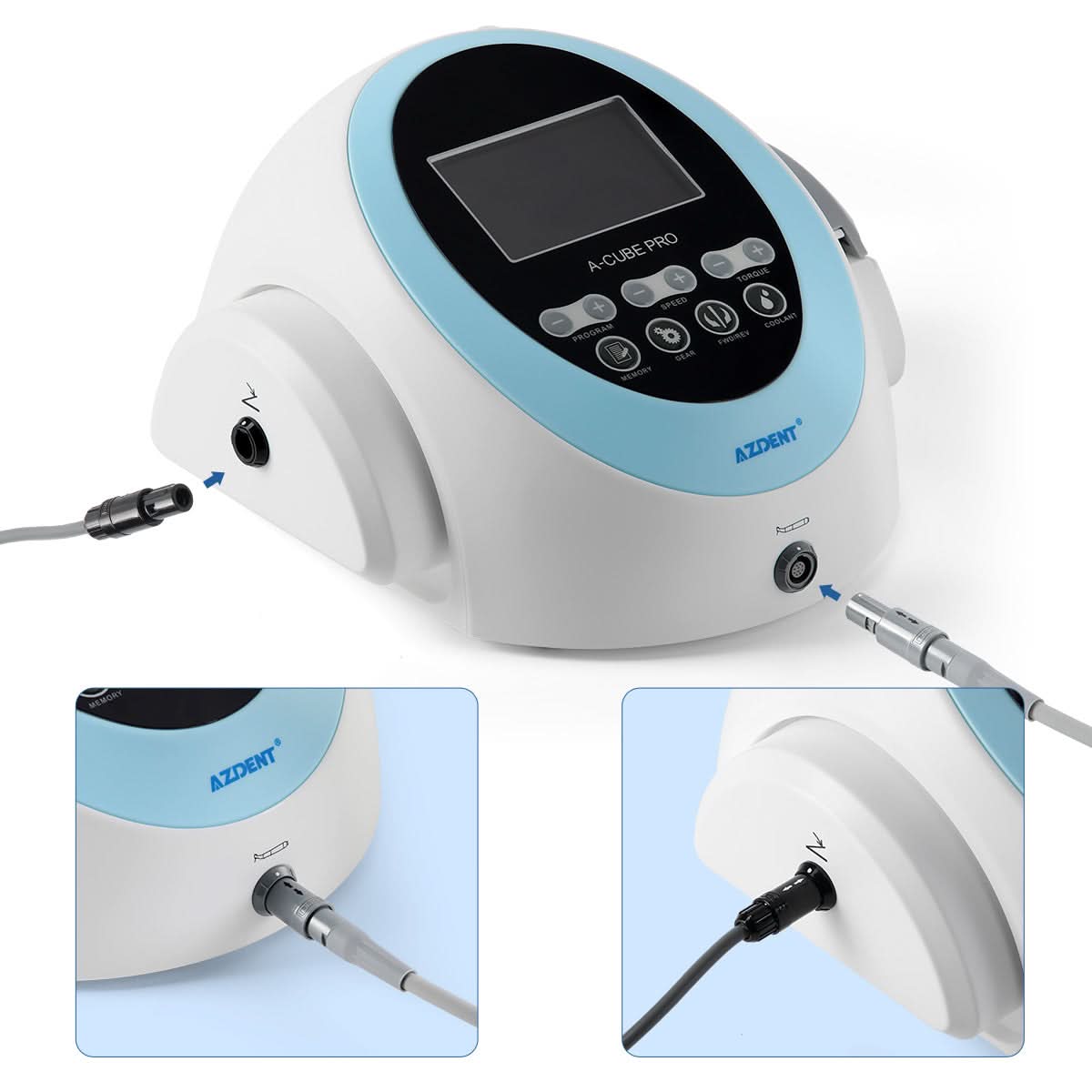 AZDENT Dental Brushless Implant Motor Surgical System + 20:1 Contra Angle Handpiece
