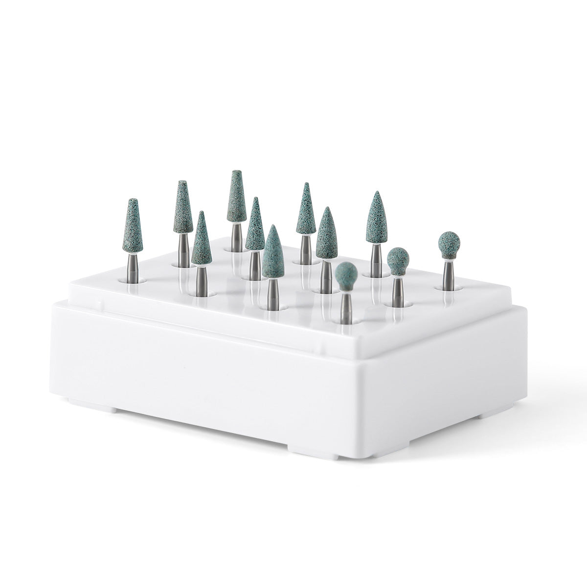 Dental Polishing Kit FG Burs Coarse Green Stones 12pcs/Kit - pairaydental.com 