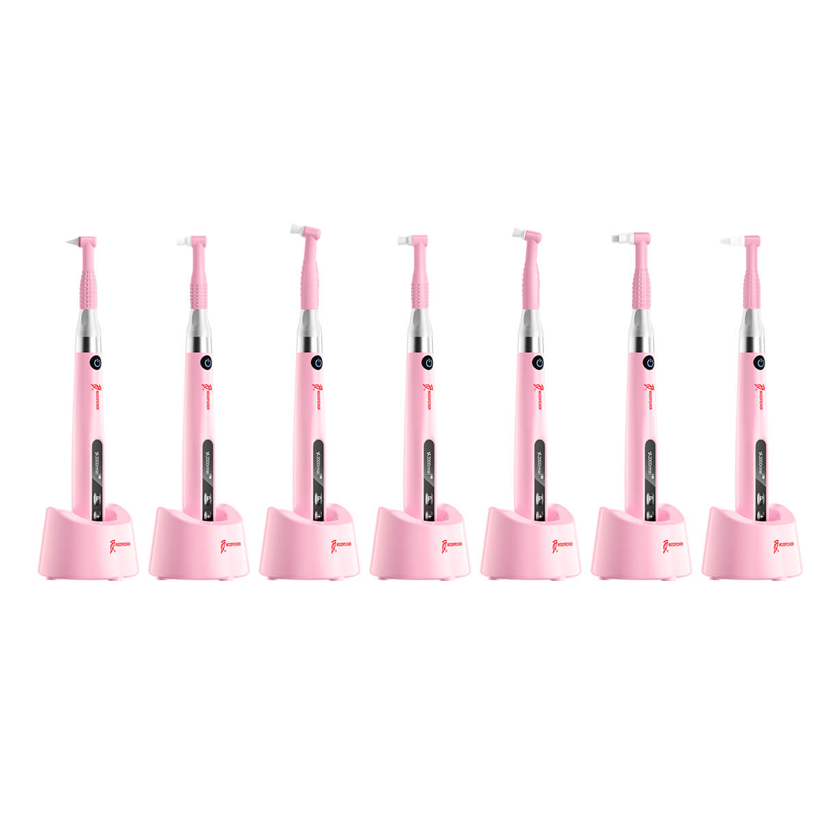 Woodpecker Pink Prophy-Mini Cordless Brushless Prophy Motor Hygiene Prophy Handpiece - pairaydental.com