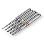 Dental Minimal Invasive Endodontic Carbide Burs Long Neck RA Round 31mm/34mm 6pcs/Pack - pairaydental.com