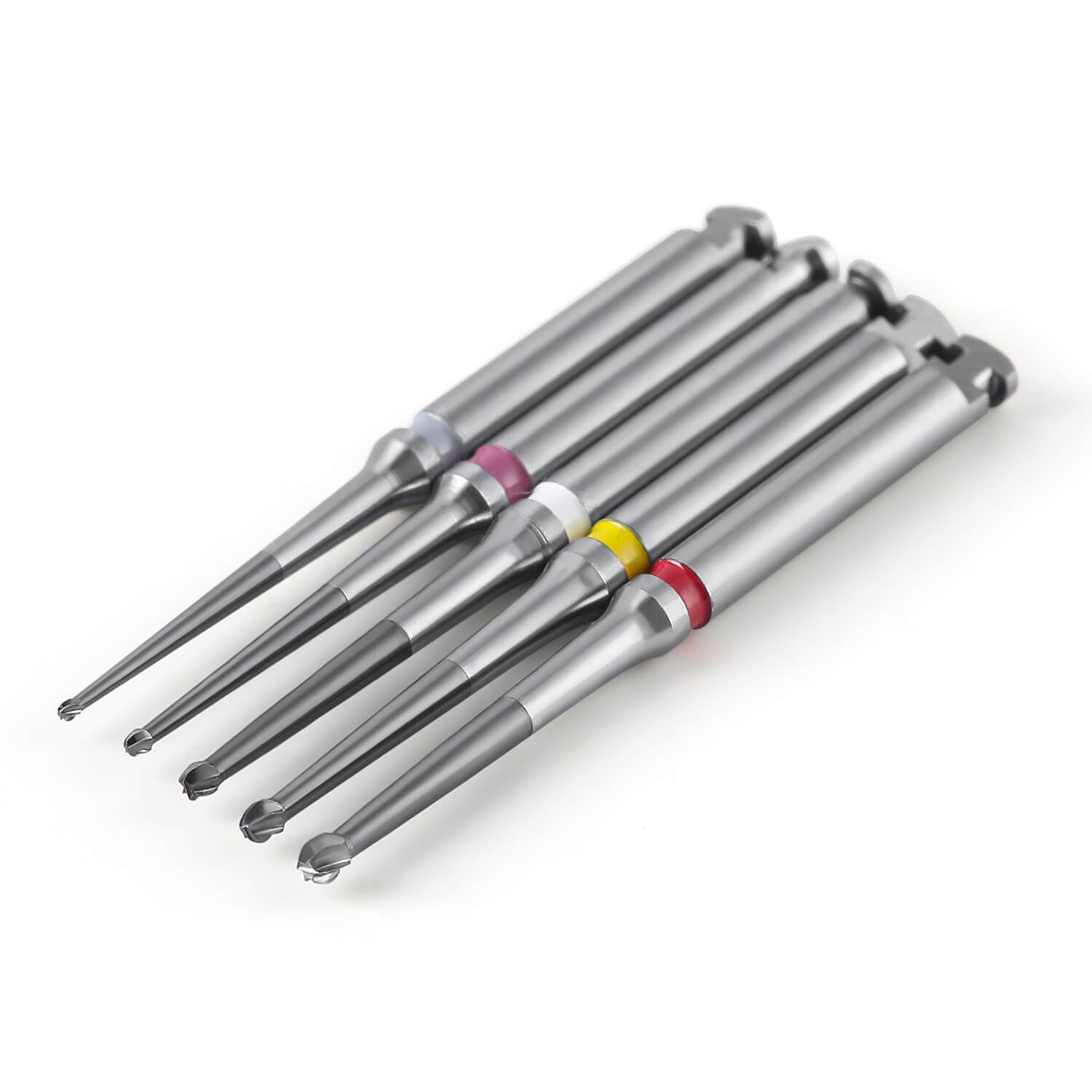 Dental Minimal Invasive Endodontic Carbide Burs Long Neck RA Round 31mm/34mm 6pcs/Pack - pairaydental.com