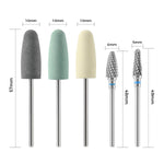 Dental Resin Base Acrylic Polishing Kit HP 2.35mm Tungsten Carbide Silicone Polisher & Tungsten Carbide Polisher 8pcs/kit - pairaydental.com