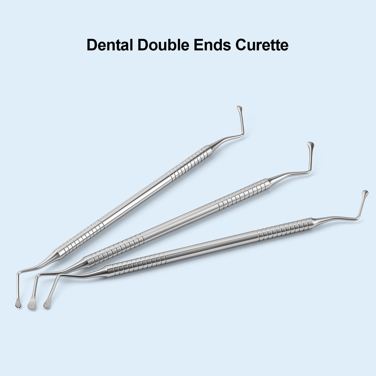 Dental Surgical Double Ends Curette Stainless Steel 1Pc/Bag - pairaydental.com