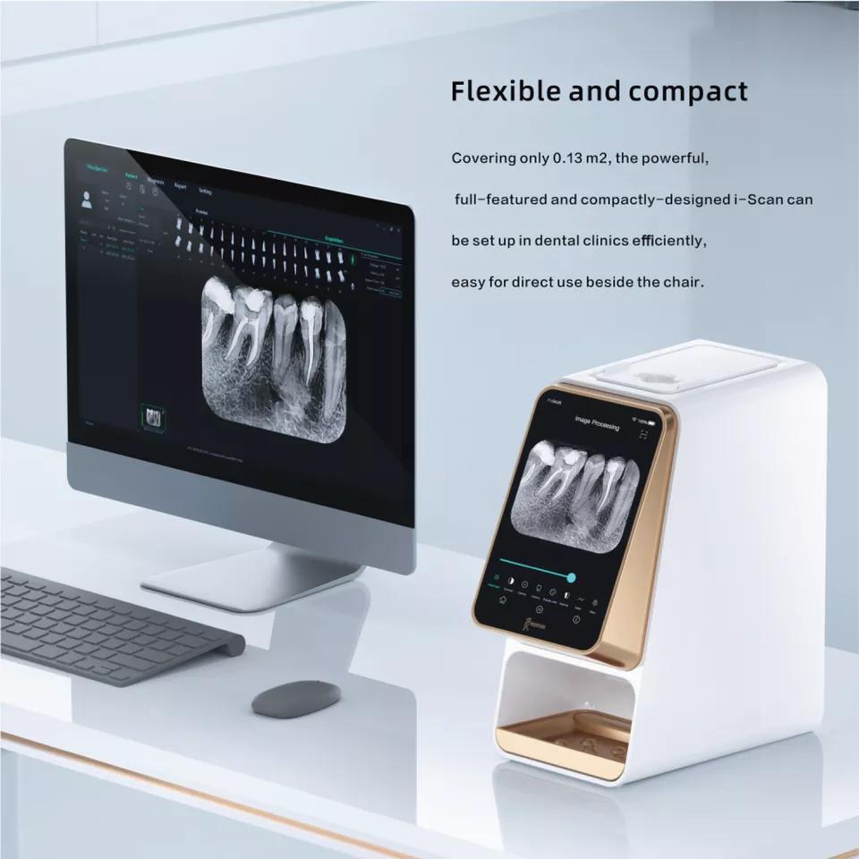Woodpecker Dental Wireless i-Scan Imaging Plate Scanner W/Screen