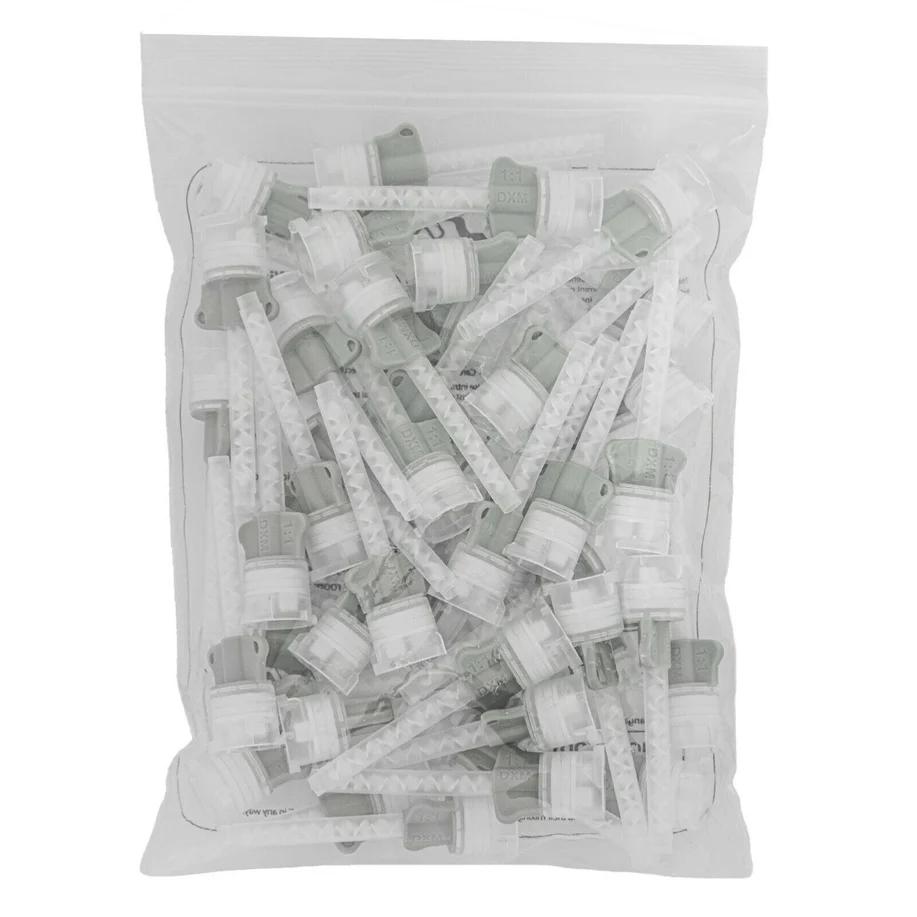 DX-Mixer Disposable Dental HP Impression Mixing Tips Light Body 4.2mm 1:1 Ratio 48pcs/Pack - pairaydental.com