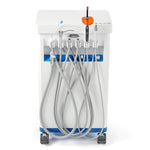 Dental Mobile Delivery Cart Unit 4 Holes with Curing Light and Scaler Handpiece - pairaydental.com