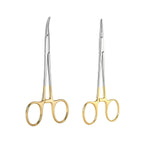 Dental Surgical Hemostatic Clamp Curved/Straight Gold Handle Stainless Steel 12.5cm (4.9") - pairaydental.com