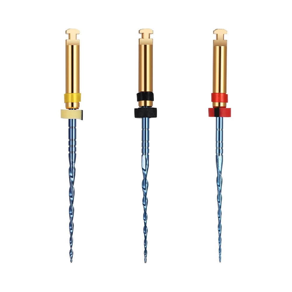 Endo Reciprocating Niti Rotary Engine Files Heat Activated 21mm Assorted 25-50# 3pcs/Pk - pairaydental.com