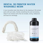 3D Printer Water Washable Resin Materials Transparent White 1 kg/Bottle - pairaydental.com