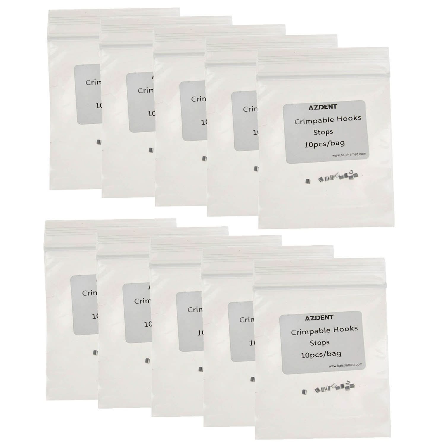 Dental Crimpable Hooks Stops 10pcs/Bag