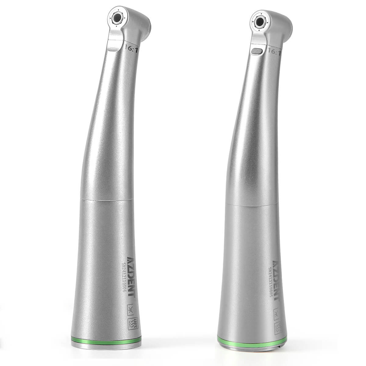 Dental Push Button 16:1 Contra Angle Handpiece Internal Channel For En ...