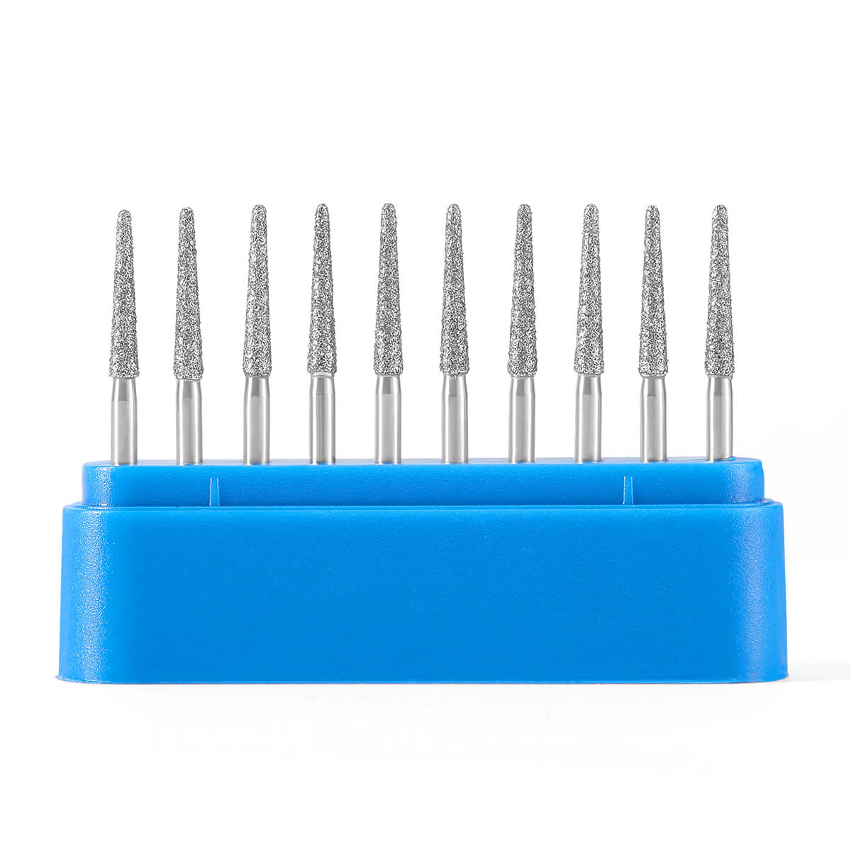 Dental Diamond Burs Cutting Zirconia Ceramic Z553-018M (848KR-018M) Flat End Taper 10pcs/Box - pairaydental.com