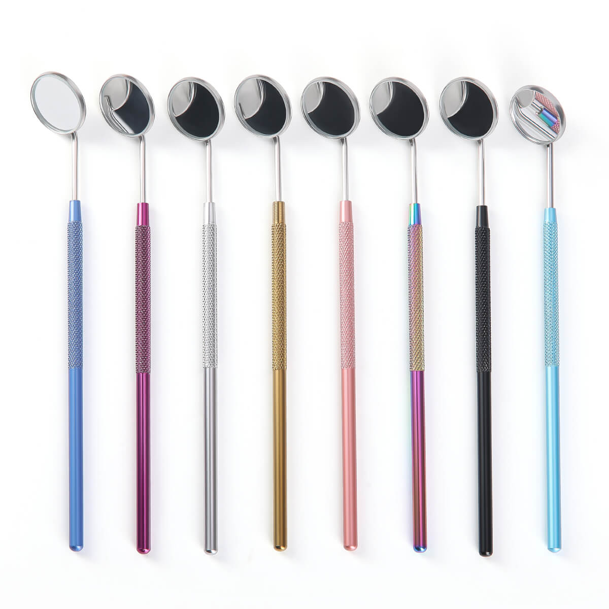 Dental Colorful Mouth Mirror Removable Mirror 8pcs/Kit - pairaydental.com