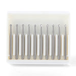 Dental Carbide Bur Round FG #3 10pcs/Box - pairaydental.com