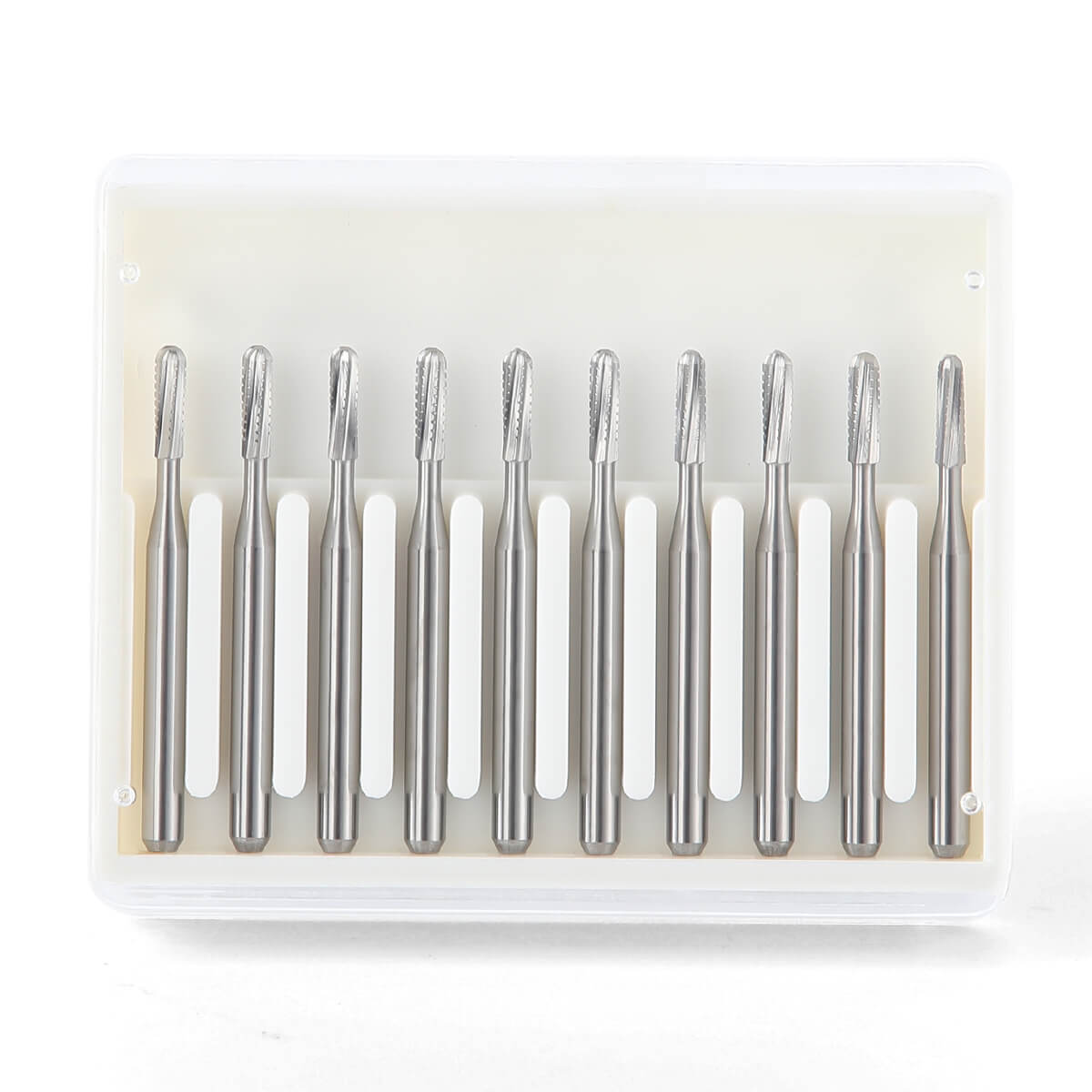 Dental Carbide Bur Metal Cutter FG #1958 10pcs/Box - pairaydental.com
