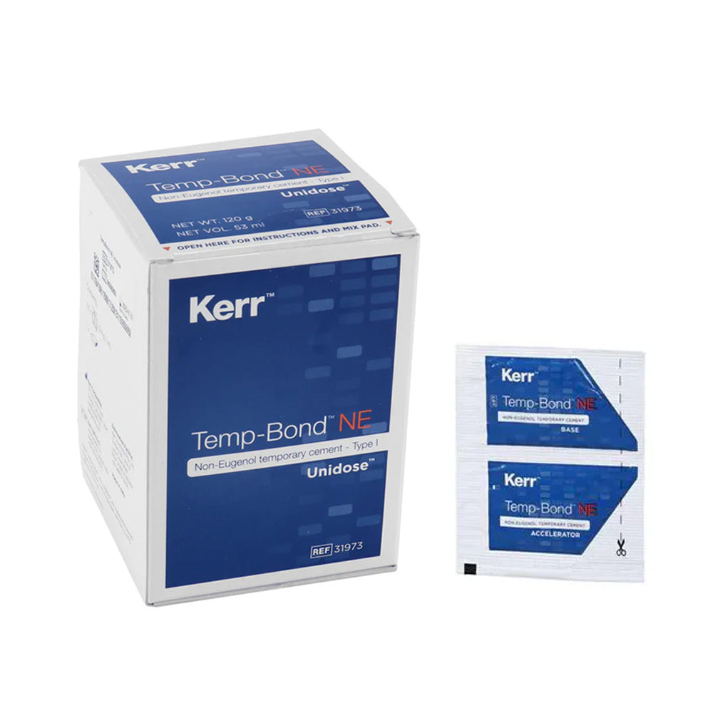 Kerr TempBond NE Unidose Packets Non-Eugenol Temporary Cement 2.4g 50/Box