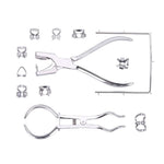 Dental Rubber Dam Perforator Puncher 12Pcs/Kit - pairaydental.com