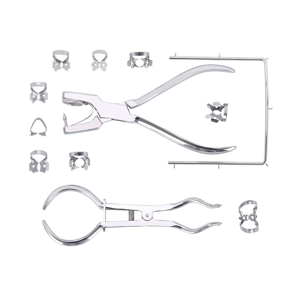 Dental Rubber Dam Perforator Puncher 12Pcs/Kit - pairaydental.com